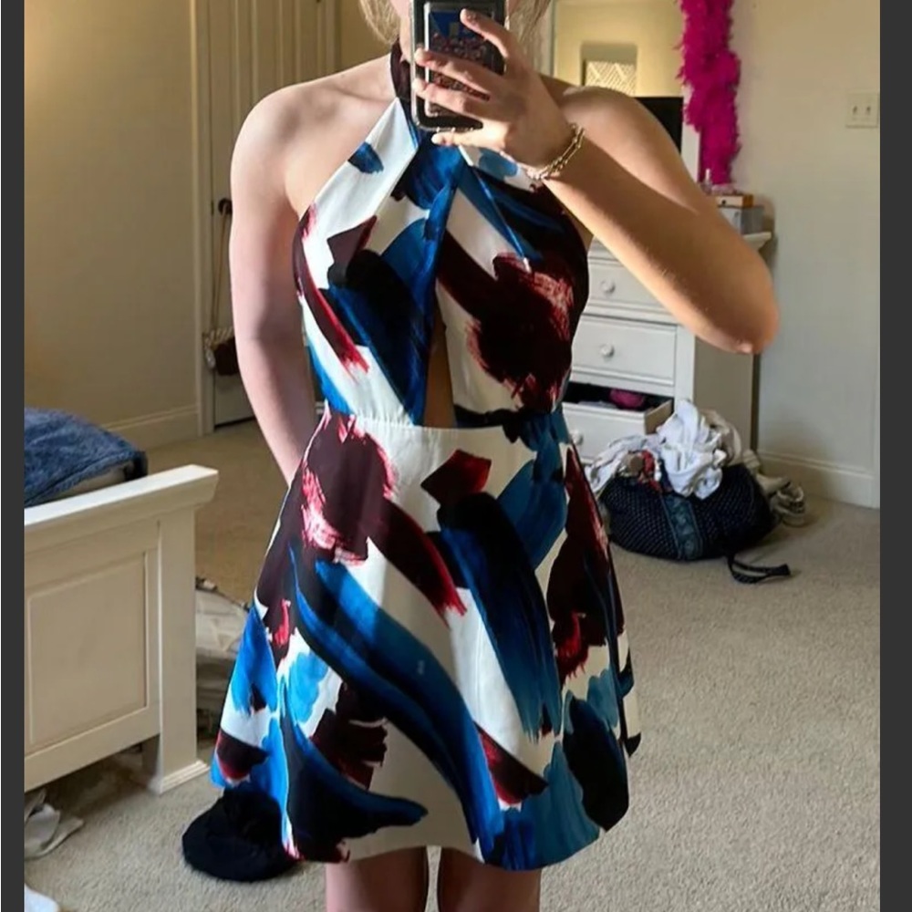 Stylestalker Multicolored Backless Dress